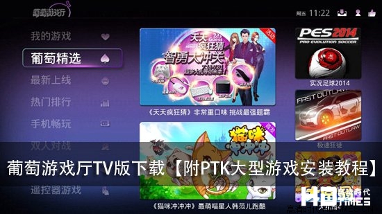 葡萄游戏厅TV版下载【附PTK大型游戏安装教程】