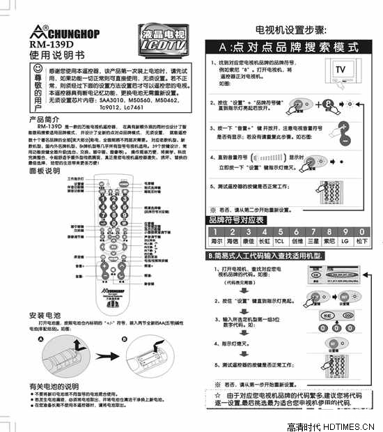 三星电视遥控器说明书 再也不怕按错键了