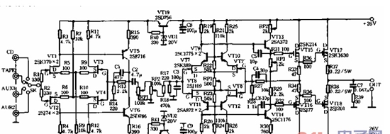 详细解析各类型功放电路图和原理【汇总】