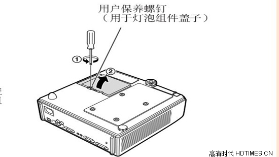 夏普投影机换灯泡的具体操作方法【多图】