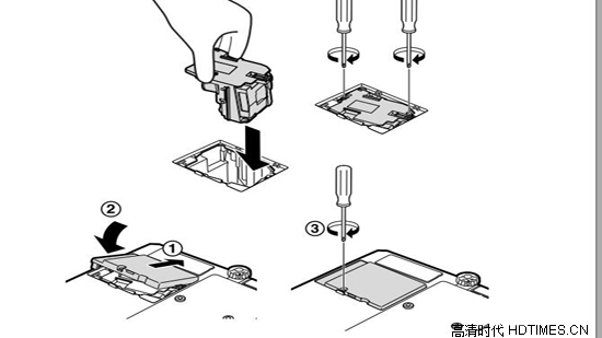 夏普投影机换灯泡的具体操作方法【多图】