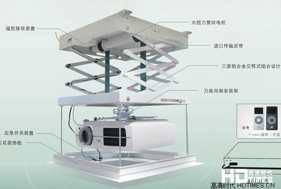 只需四步 升降投影机吊架安装解析【附视频】